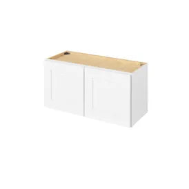 15" High Wall Cabinets - Shaker White