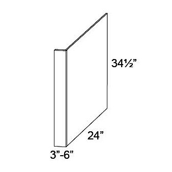 DISHWASHER END PANEL