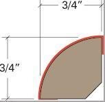 QUARTER ROUND MOLDING